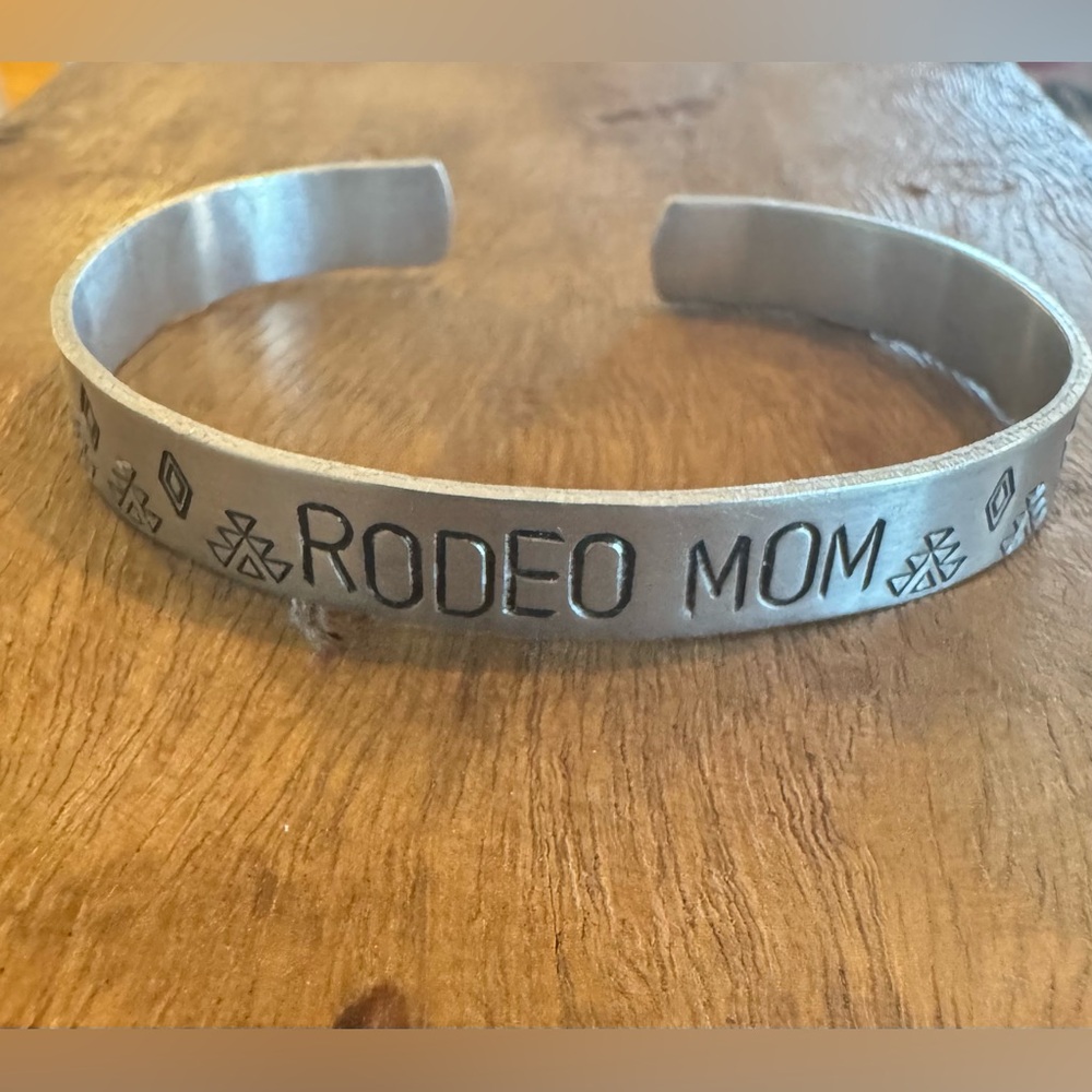 Rodeo Mom Stamped Bracelet